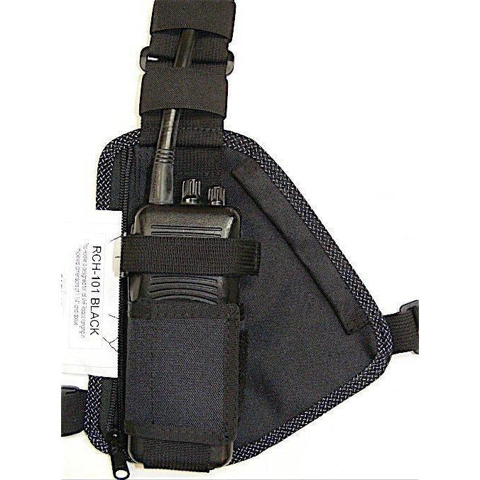Holsterguy Radio Chest Harness with Velcro Pouch